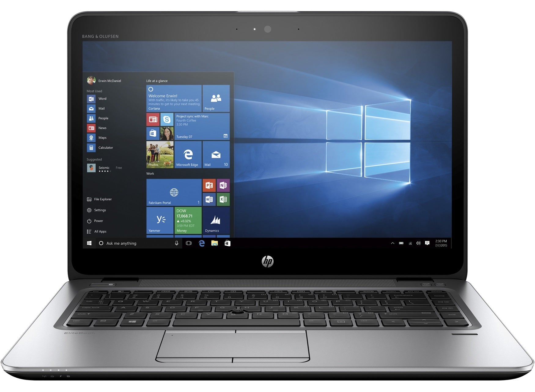 HP EliteBook 840 G3 Intel Core i7-6600U 2.60GHz 8GB RAM 256GB SSD Windows 11 Pro Refurbished